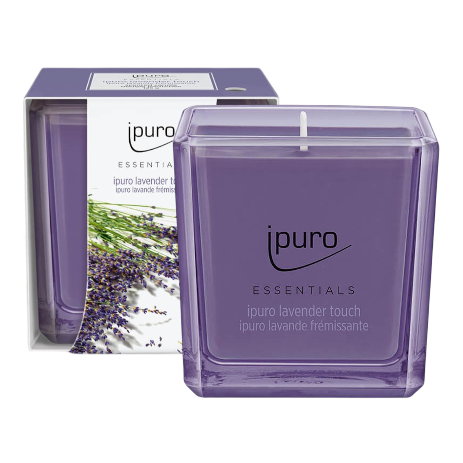 ipuro ESSENTIALS Duftkerze Lavender Touch