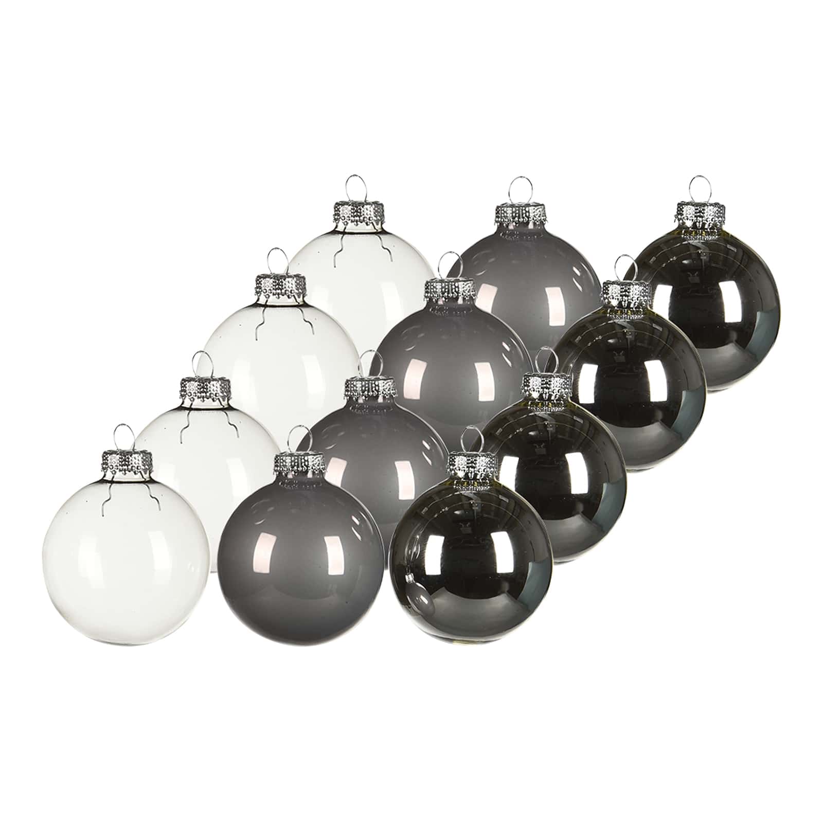 Glas-Weihnachtskugel-Set