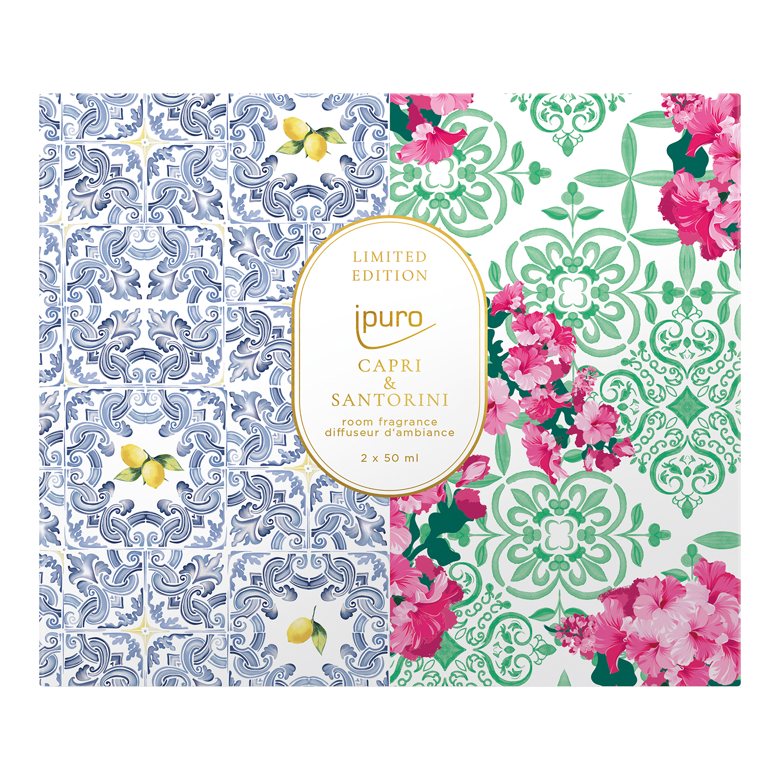 ipuro LIMITED EDITION Raumduft-Set Capri & Santorini