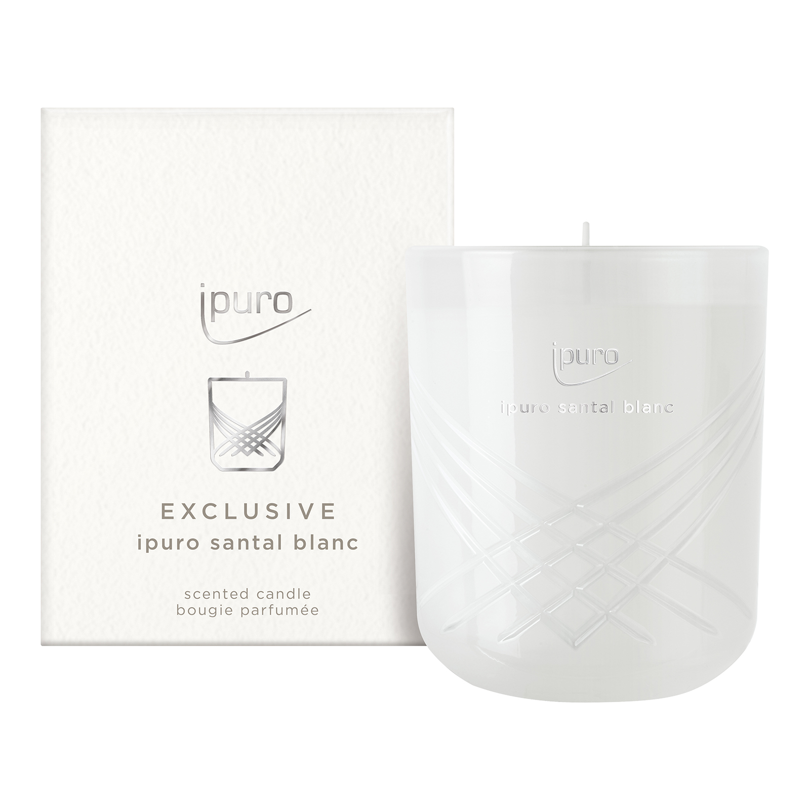 ipuro EXCLUSIVE Duftkerze Santal Blanc