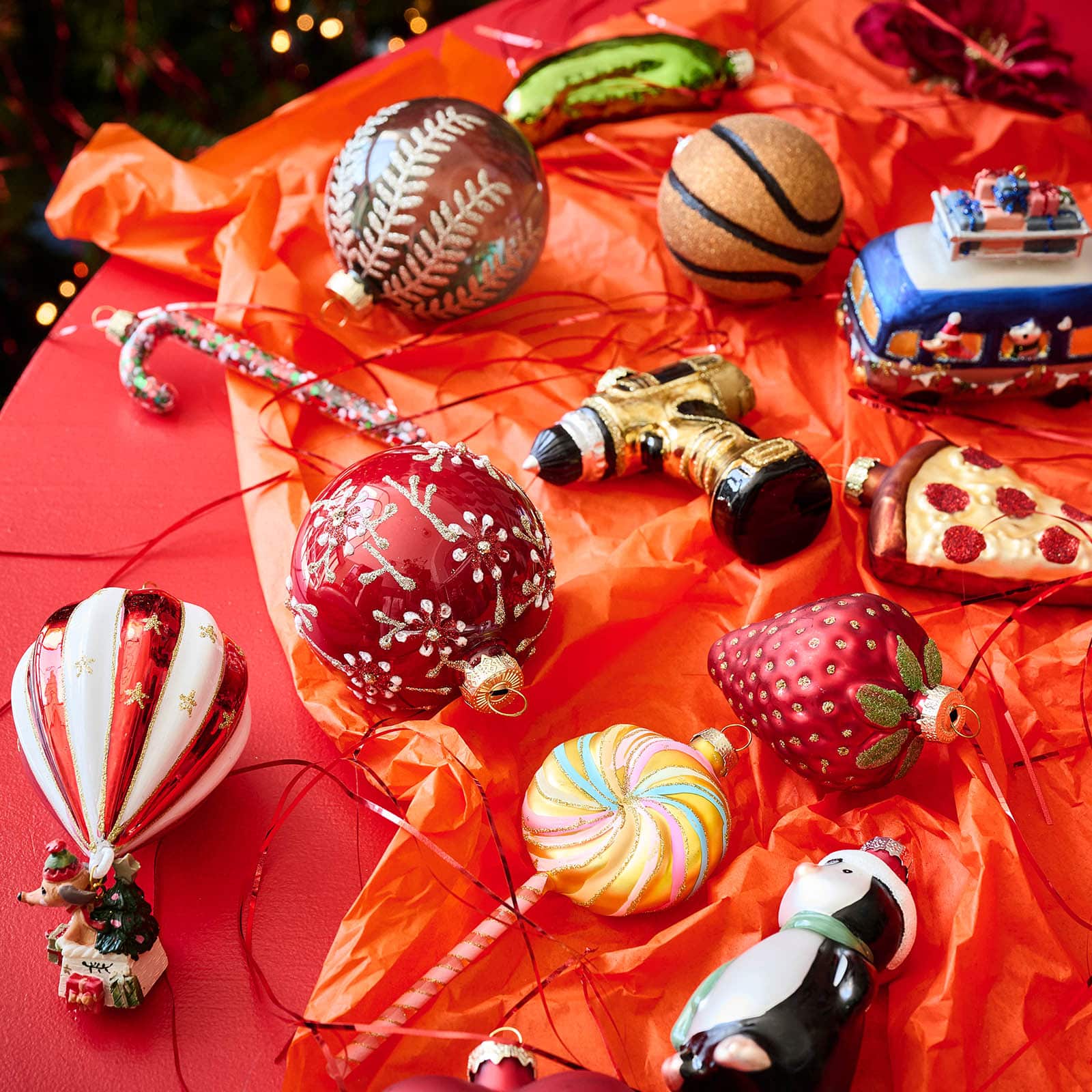 Glas-Baumschmuck Strawberry