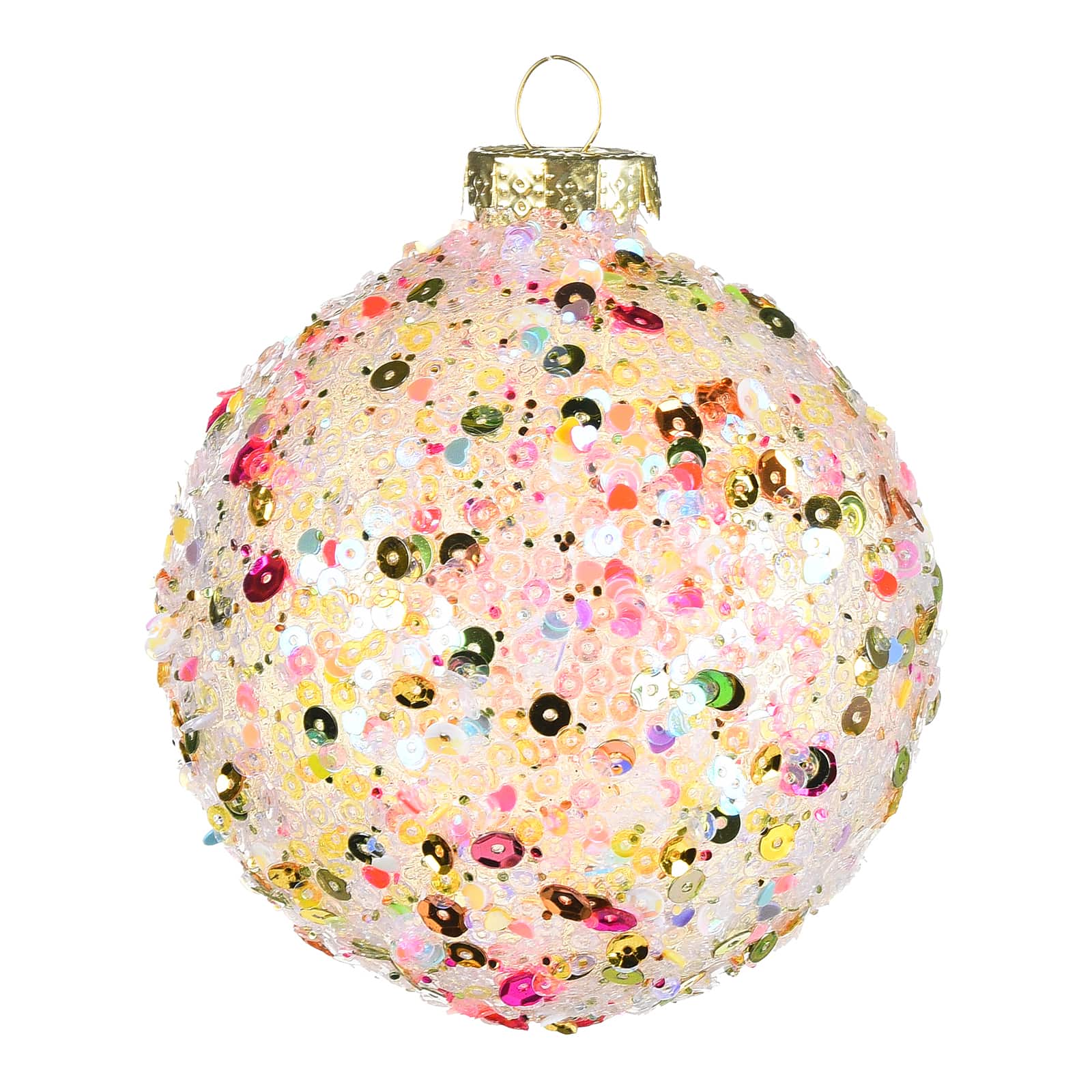 Glas-Weihnachtskugel Paillette