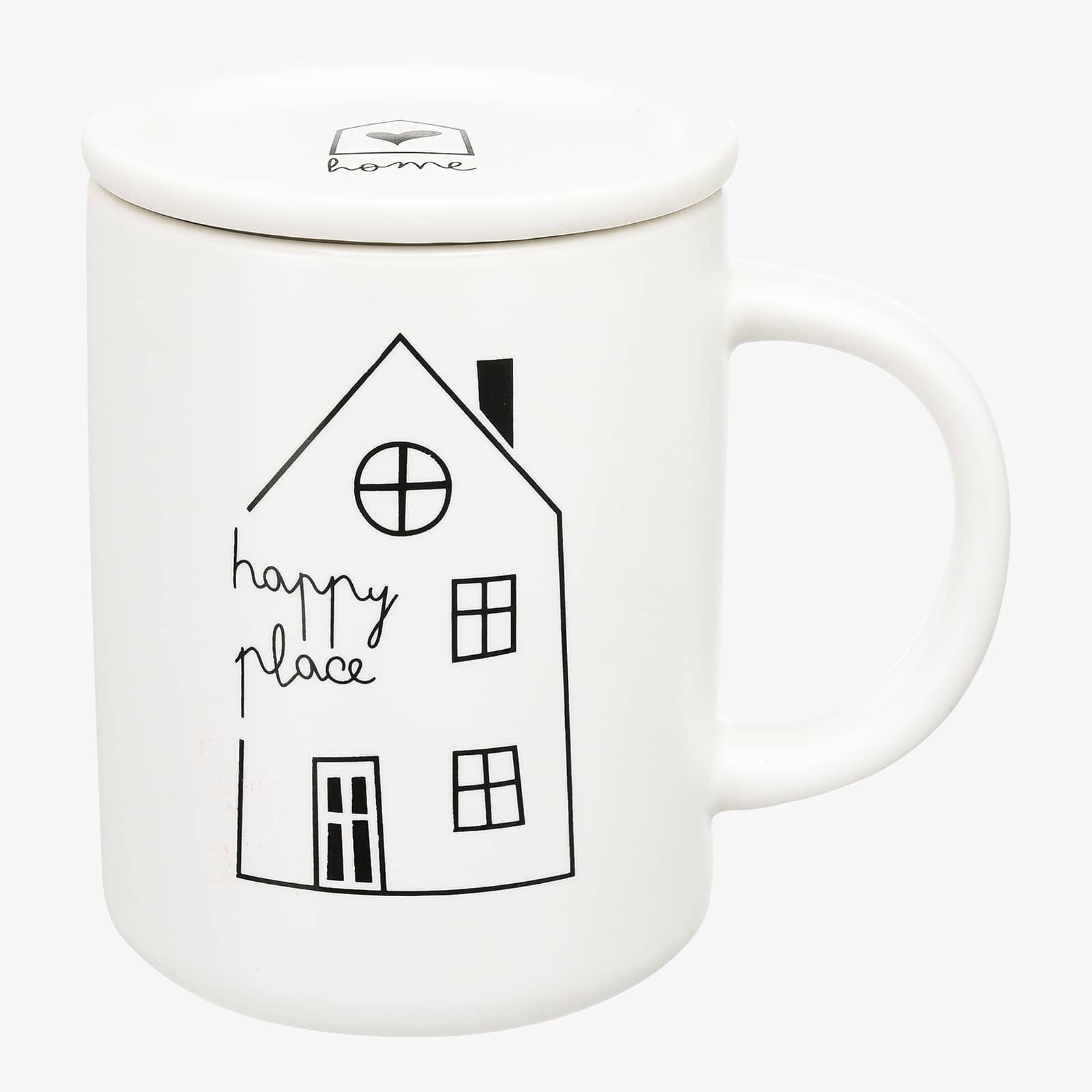 Tasse Home mit Deckel