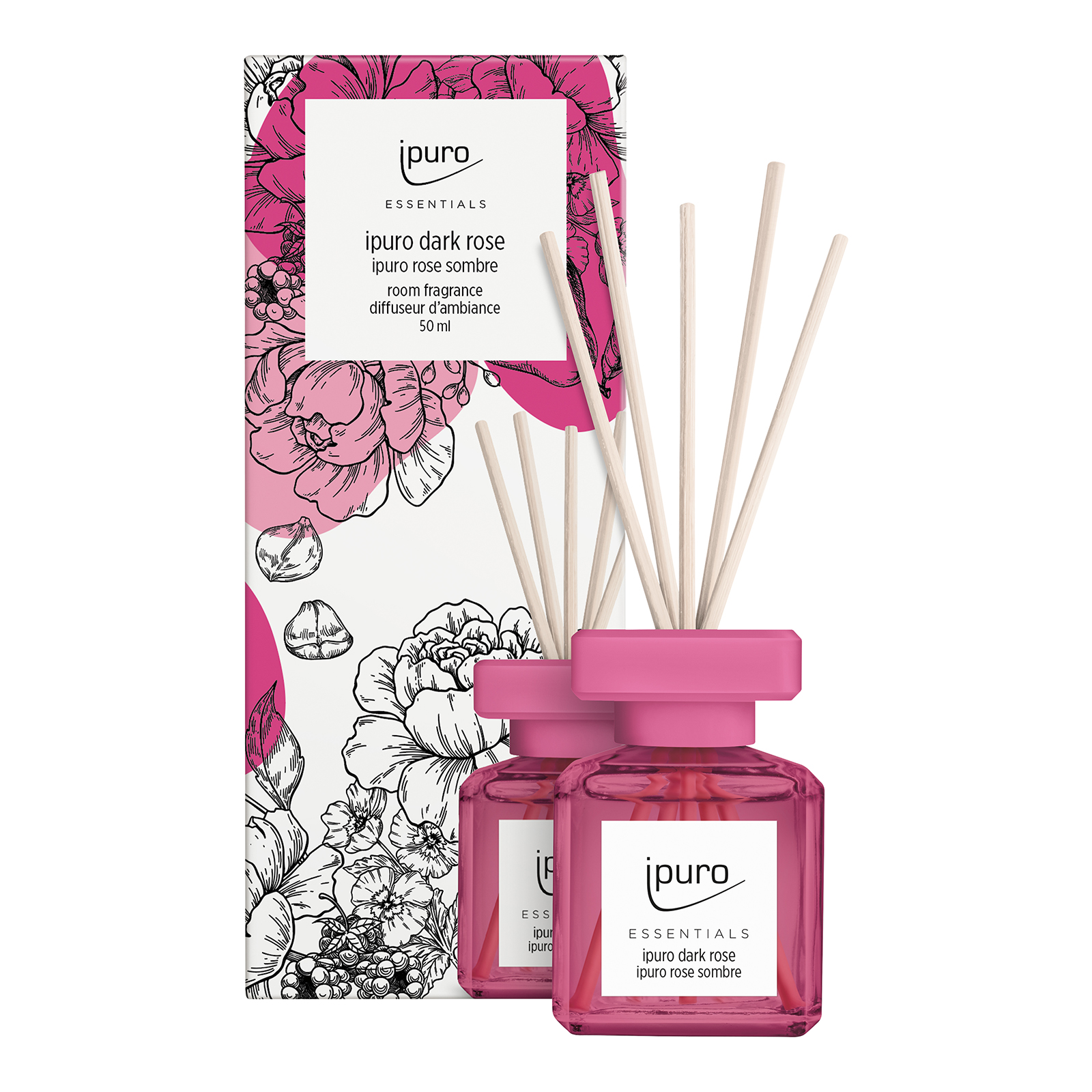 ipuro ESSENTIALS Raumduft Dark Rose