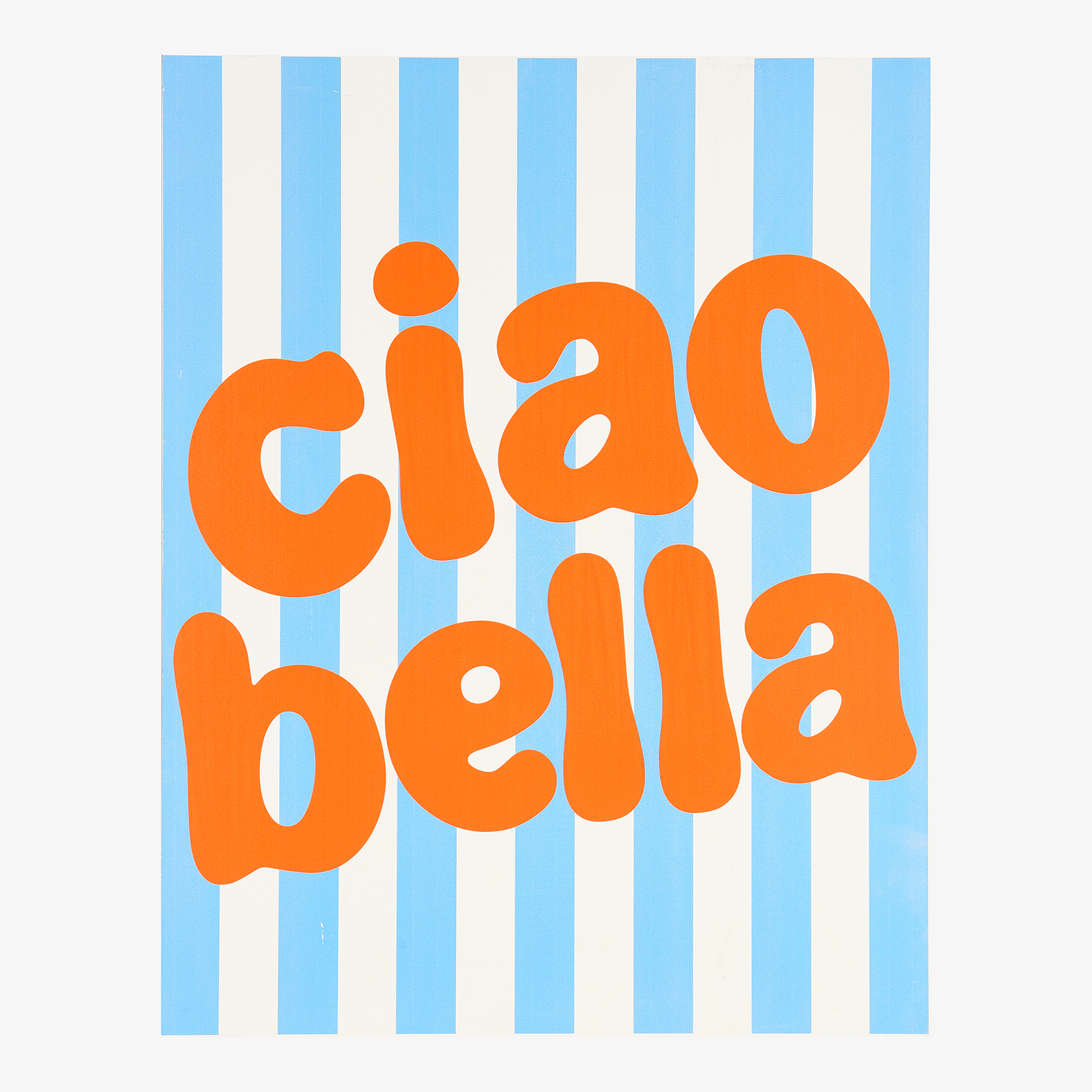 Holz-Wandbild Ciao Bella