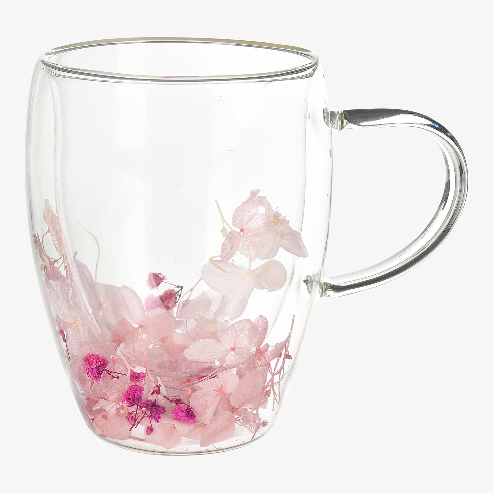 Doppelwand-Isolier-Teeglas Blüte