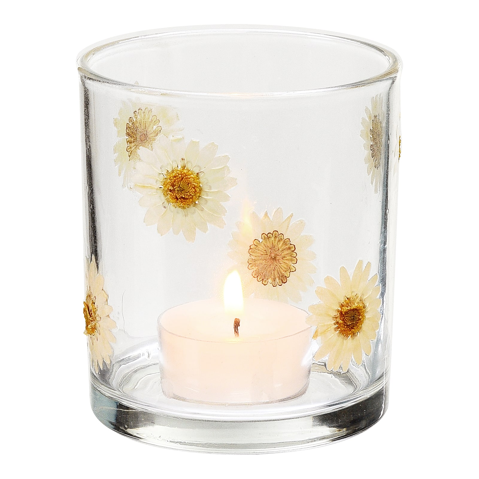 Teelichthalter Gänseblümchen