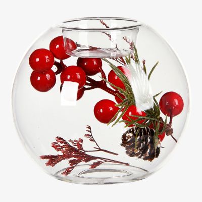 Teelichthalter Beeren