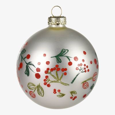 Glas-Weihnachtskugel Beere